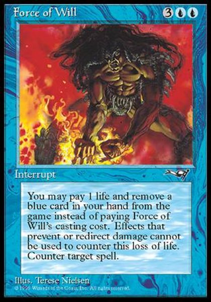 画像1: 意志の力/Force of Will (ALL/青U/英/通常/EX) ※詳細要確認 (1)
