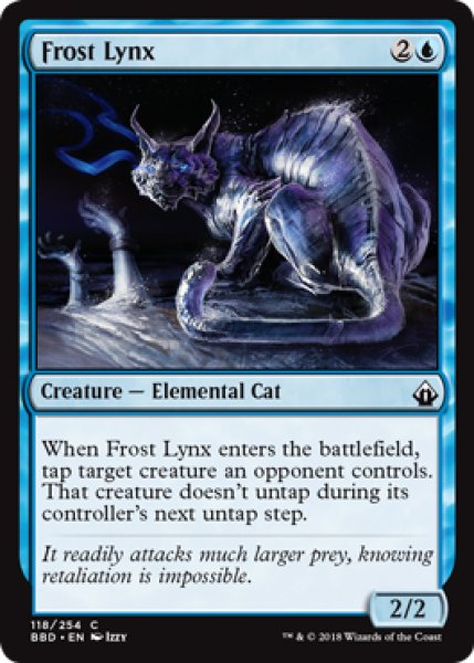 画像1: 霜のオオヤマネコ/Frost Lynx 【英語版】 [BBD-青C] (1)