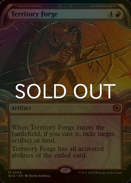 画像1: [FOIL] 領土の溶鉱炉/Territory Forge (ショーケース版) 【英語版】 [BIG-赤MR] (1)