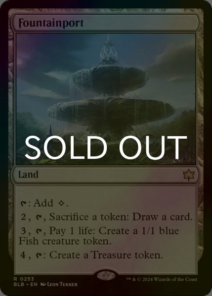 MTG 噴水港（JP）拡張ノンフォイル４枚 噴水港/Fountainport《日本語》【BLB】