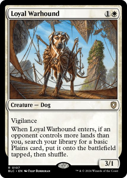 画像1: 忠実な軍用犬/Loyal Warhound 【英語版】 [BLC-白R] (1)