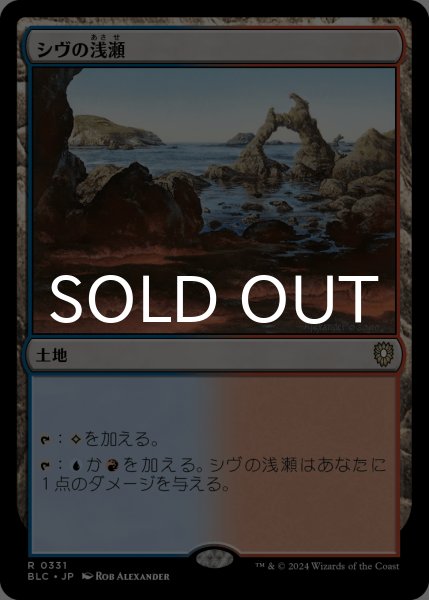 画像1: シヴの浅瀬/Shivan Reef 【日本語版】 [BLC-土地R] (1)