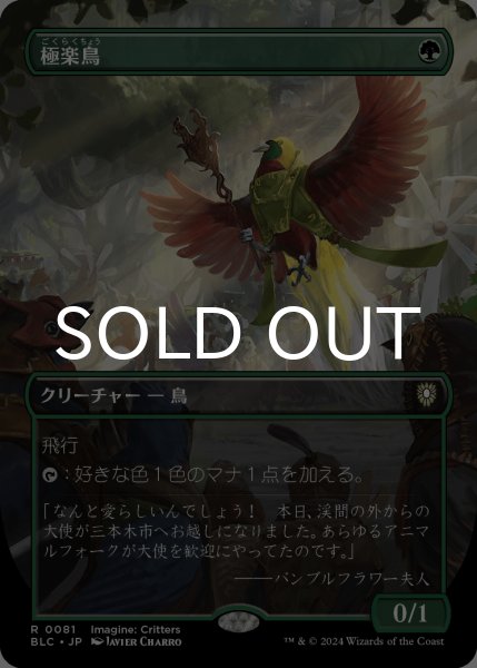 画像1: 極楽鳥/Birds of Paradise (全面アート版) 【日本語版】 [BLC-緑R] (1)
