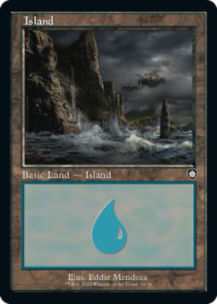 画像1: 島/Island No.031 (旧枠) 【英語版】 [BRC-土地C] (1)