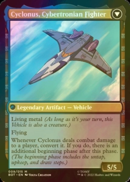 画像2: [FOIL] 妨害工作員、サイクロナス/Cyclonus, the Saboteur (海外産ブースター版) 【英語版】 [BOT-金MR] (2)