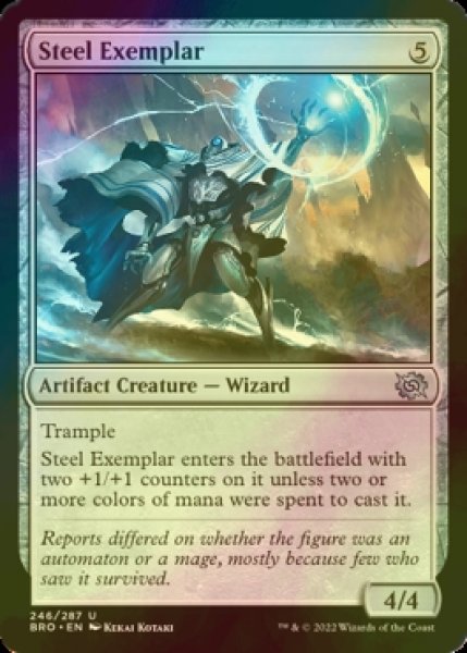 画像1: [FOIL] 鋼の模範/Steel Exemplar 【英語版】 [BRO-灰U] (1)