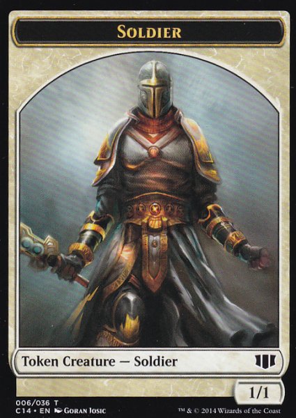 画像1: 兵士/SOLDIER & スピリット/SPIRIT 【英語版】 [C14-トークン] (1)