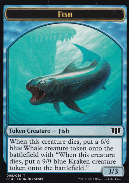 画像1: 魚/FISH & ゾンビ/ZOMBIE No.011 【英語版】 [C14-トークン] (1)