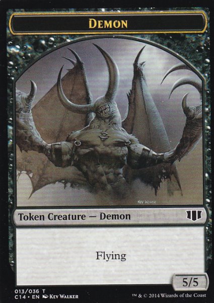 画像1: デーモン/DEMON No.013 & ゾンビ/ZOMBIE No.016 【英語版】 [C14-トークン] (1)