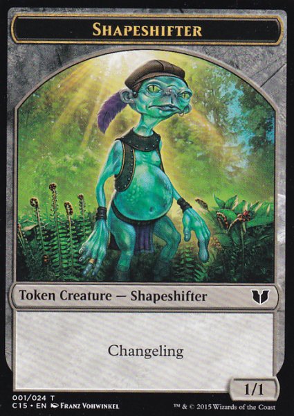 画像1: 多相の戦士/SHAPESHIFTER 【英語版】 [C15-トークン] (1)