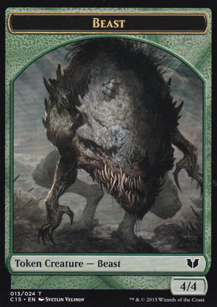 画像1: ビースト/BEAST & 蛇/SNAKE No.017 【英語版】 [C15-トークン] (1)