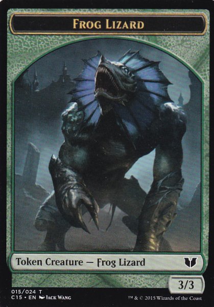 画像1: カエル・トカゲ/FROG LIZARD & 細菌/GERM 【英語版】 [C15-トークン] (1)