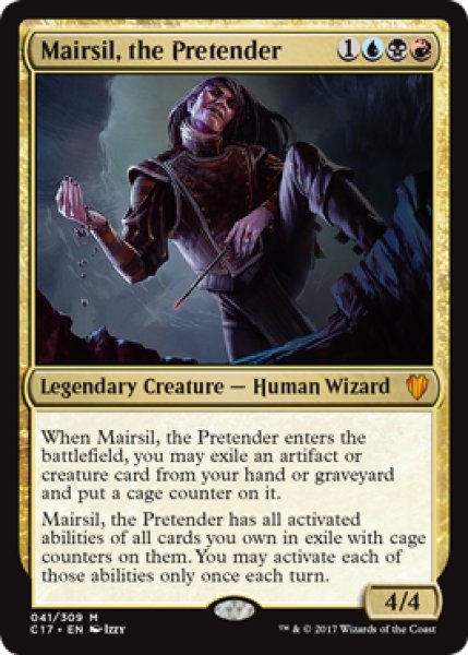 画像1: [FOIL] 偽善者、メアシル/Mairsil, the Pretender 【英語版】 [C17-金MR] (1)