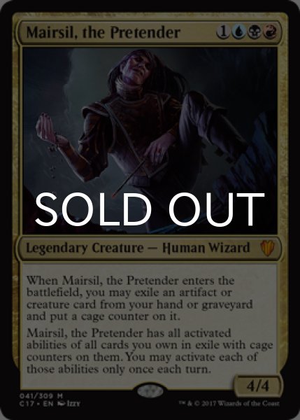 画像1: [FOIL] 偽善者、メアシル/Mairsil, the Pretender 【英語版】 [C17-金MR] (1)