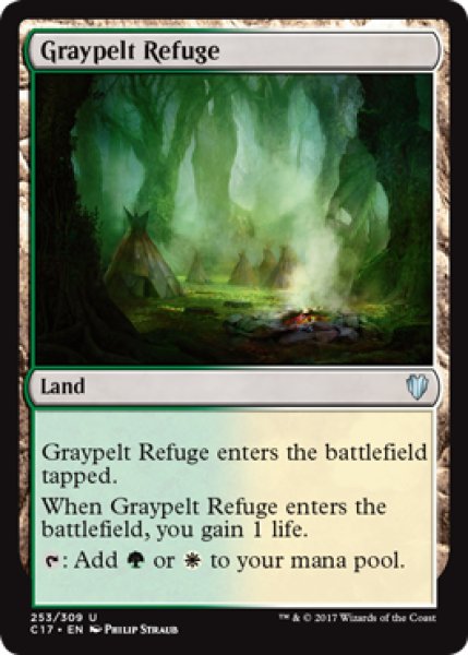 画像1: 灰色革の隠れ家/Graypelt Refuge 【英語版】 [C17-土地U] (1)