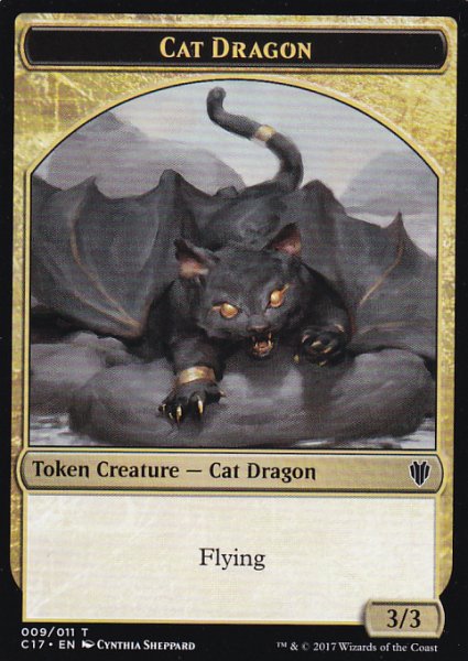 画像1: 猫・ドラゴン/CAT DRAGON & ドラゴン/DRAGON No.006 【英語版】 [C17-トークン] (1)