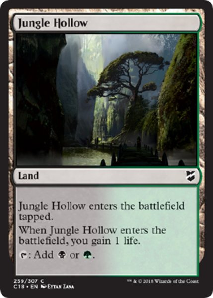 画像1: ジャングルのうろ穴/Jungle Hollow 【英語版】 [C18-土地C] (1)