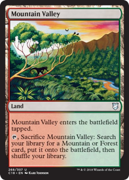 画像1: 山峡/Mountain Valley 【英語版】 [C18-土地U] (1)