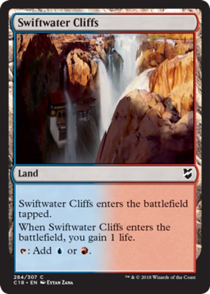 画像1: 急流の崖/Swiftwater Cliffs 【英語版】 [C18-土地C] (1)