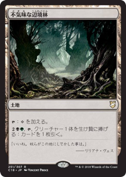 画像1: 不気味な辺境林/Grim Backwoods 【日本語版】 [C18-土地R] (1)