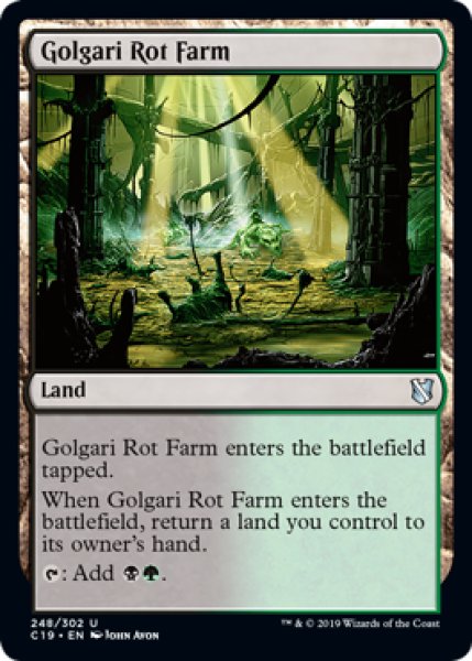 画像1: ゴルガリの腐敗農場/Golgari Rot Farm 【英語版】 [C19-土地U] (1)