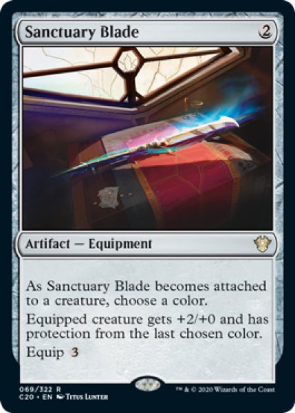 画像1: 聖域の刃/Sanctuary Blade 【英語版】 [C20-灰R] (1)