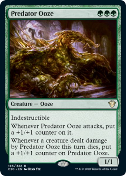 画像1: 捕食者のウーズ/Predator Ooze 【英語版】 [C20-緑R] (1)