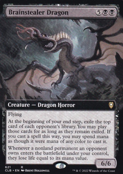 画像1: ブレインスティーラー・ドラゴン/Brainstealer Dragon (拡張アート版) 【英語版】 [CLB-黒R] (1)