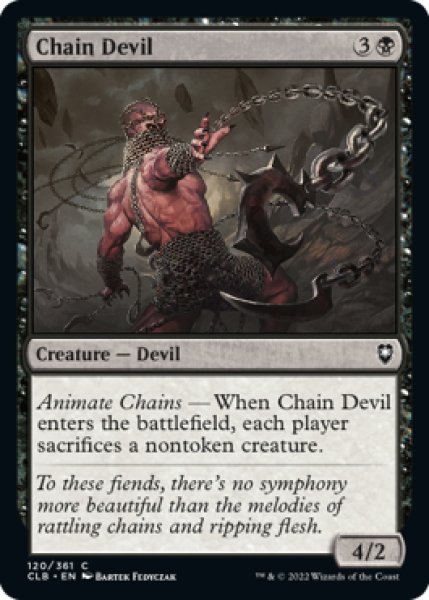 画像1: チェイン・デヴィル/Chain Devil 【英語版】 [CLB-黒C] (1)