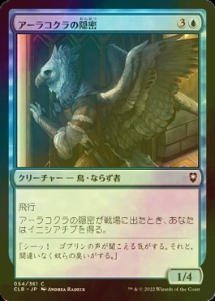 画像1: [FOIL] アーラコクラの隠密/Aarakocra Sneak 【日本語版】 [CLB-青C] (1)