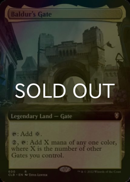 画像1: [FOIL] バルダーズ・ゲート/Baldur's Gate (拡張アート版) 【英語版】 [CLB-土地R] (1)
