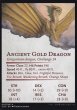 画像2: エインシャント・ゴールド・ドラゴン/Ancient Gold Dragon No.005 (箔押し版) 【英語版】 [CLB-アート] (2)