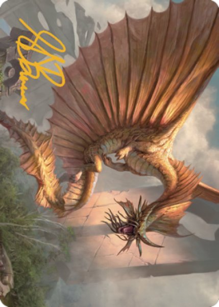画像1: エインシャント・ゴールド・ドラゴン/Ancient Gold Dragon No.028 (箔押し版) 【英語版】 [CLB-アート] (1)