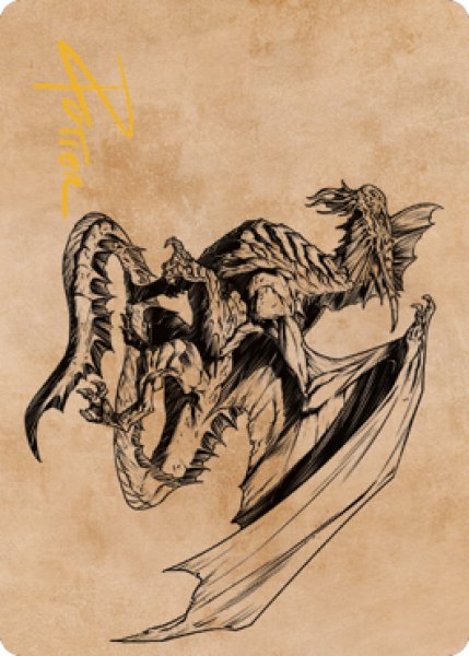 画像1: エインシャント・シルヴァー・ドラゴン/Ancient Silver Dragon No.047 (箔押し版) 【英語版】 [CLB-アート] (1)