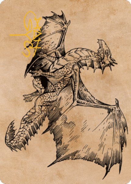画像1: エインシャント・ブロンズ・ドラゴン/Ancient Bronze Dragon No.058 (箔押し版) 【英語版】 [CLB-アート] (1)