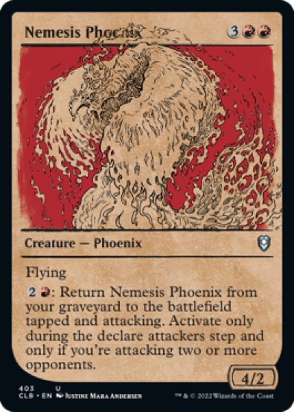画像1: 天罰のフェニックス/Nemesis Phoenix (ショーケース版) 【英語版】 [CLB-赤U] (1)