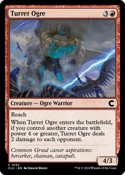 画像1: 砲塔のオーガ/Turret Ogre 【英語版】 [CLU-赤C] (1)