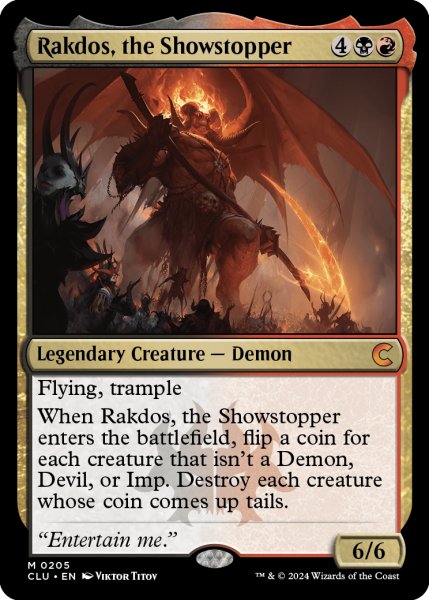 画像1: 名演撃、ラクドス/Rakdos, the Showstopper 【英語版】 [CLU-金MR] (1)