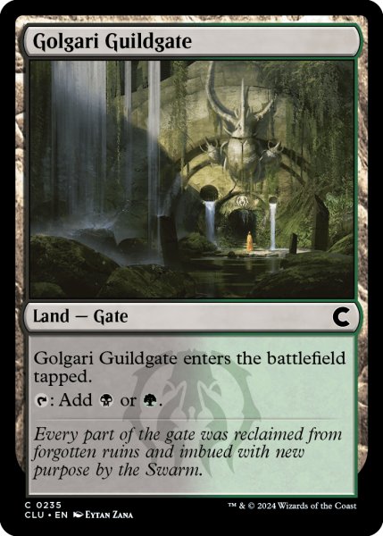 画像1: ゴルガリのギルド門/Golgari Guildgate 【英語版】 [CLU-土地C] (1)