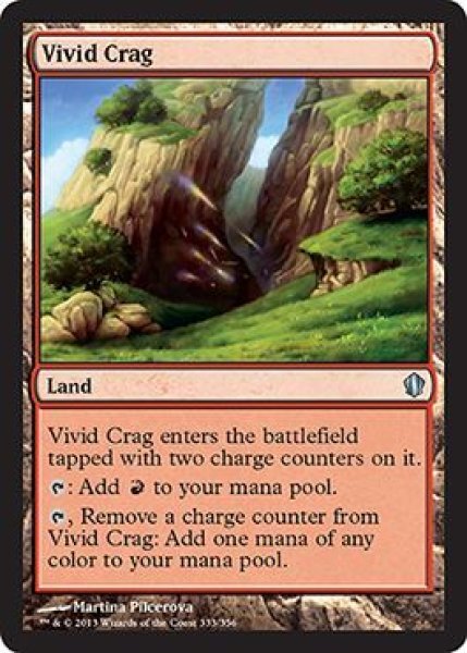 画像1: 鮮烈な岩山/Vivid Crag 【英語版】 [C13-土地U] (1)