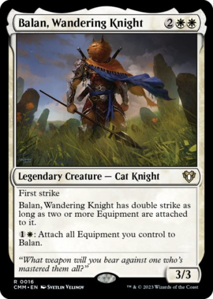 画像1: 放浪の騎士、バーラン/Balan, Wandering Knight 【英語版】 [CMM-白R] (1)