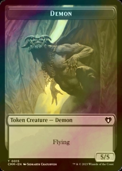 画像1: [FOIL] デーモン/DEMON 【英語版】 [CMM-トークン] (1)