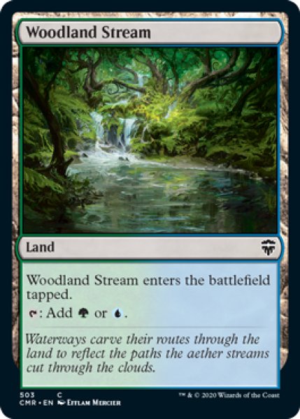画像1: 森林地の小川/Woodland Stream 【英語版】 [CMR-土地C] (1)