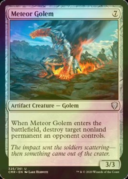 画像1: [FOIL] 隕石ゴーレム/Meteor Golem 【英語版】 [CMR-灰U] (1)