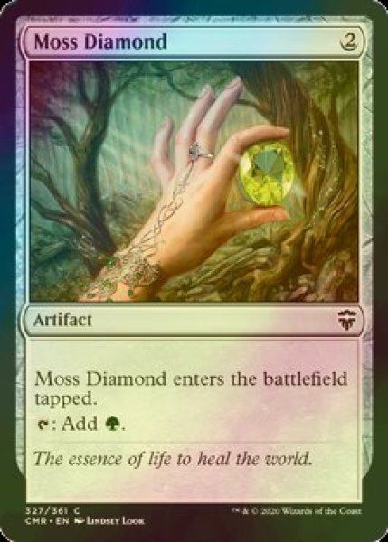 画像1: [FOIL] 苔色のダイアモンド/Moss Diamond 【英語版】 [CMR-灰C] (1)