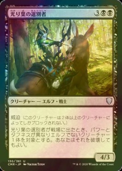 画像1: [FOIL] 光り葉の選別者/Gilt-Leaf Winnower 【日本語版】 [CMR-黒U] (1)