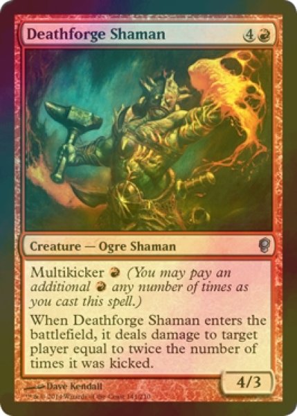 画像1: [FOIL] 死鍛冶のシャーマン/Deathforge Shaman 【英語版】 [CNS-赤U] (1)