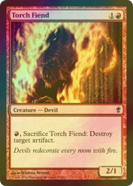 画像1: [FOIL] 松明の悪鬼/Torch Fiend 【英語版】 [CNS-赤C] (1)