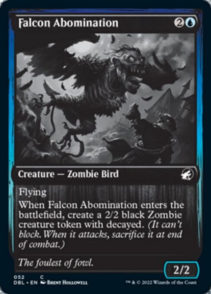 画像1: 異形の隼/Falcon Abomination 【英語版】 [DBL-青C] (1)