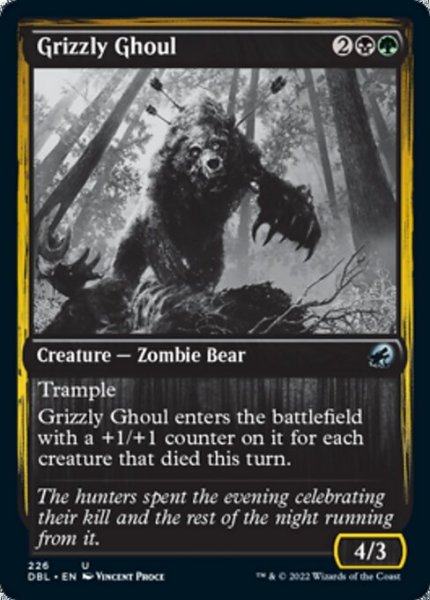 画像1: 灰色熊のグール/Grizzly Ghoul 【英語版】 [DBL-金U] (1)